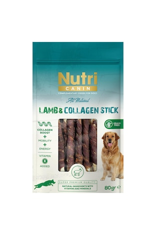 Nutri Canin Lamb Collagen Stick Kuzulu Köpek Ödülü 80gr Nutri Canin Lamb Collagen Stick Kuzulu Köpek Ödülü 80gr