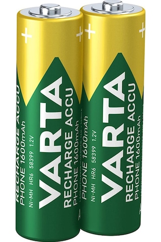 Varta T399 Nı-mh 1.2v 1600 Mah Hr6 Aa Şarjlı 2li Kalem Pil