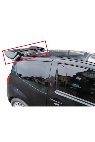 Citroen C2 Büyük Dtm Spoiler Boyasız - Astarlı