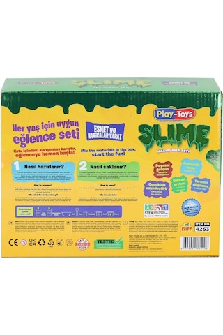 4263 Classic Playtoys Dıy Slime Set -asya Oyuncak Çok Renkli