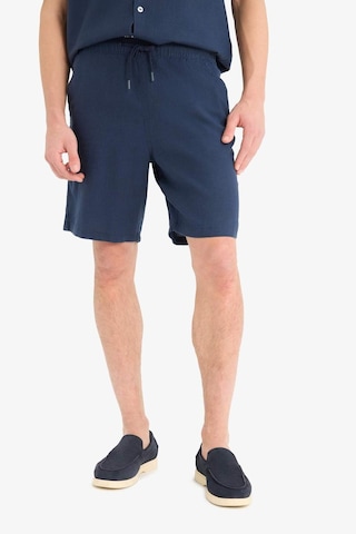 Defacto Relax Fit Beli Bağcıklı Bermuda Şort D9913ax25aunv256 Lacivert
