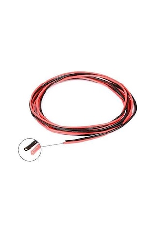 Robotistan 18 Awg 1 Metre Siyah Ve Kırmızı Silikon Kablo