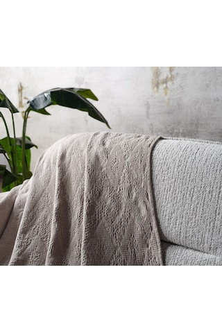 Adora Koltuk Şalı Bej - 130x170 Cm