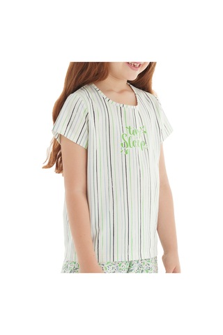 Blackspade Kız Çocuk T-shirt 51824 - Desenli Desenli Çok Renkli