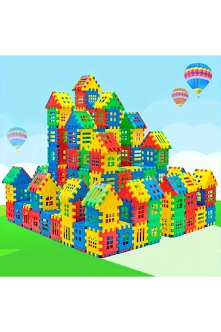 Puzzle City 3d Yapı Ve Tasarım Blokları 128 Parça Eğitici Oyuncak