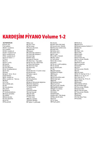 Kardeşim Piyano Set