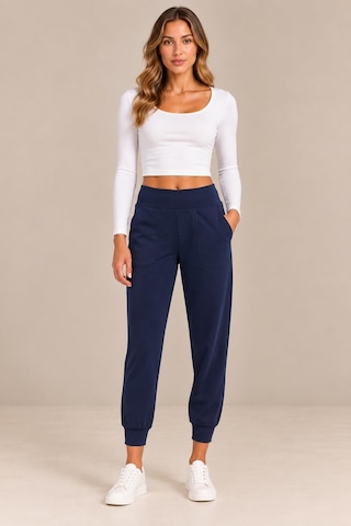 Alexandergardi Yüksek Bel Cepli Jogger Pantolon Lacivert