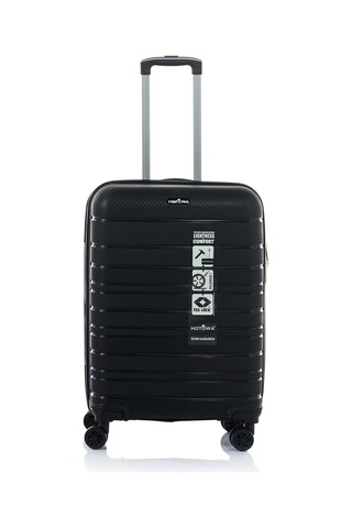 Hotowa Gold Pp Valiz 8010 Siyah Tsa Kilitli Orta Boy Siyah