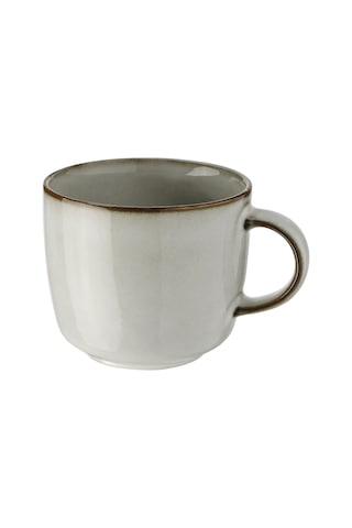 Ikea Gladelıg Seramik Kupa 8 Cm 370 Ml Krem - Gri 1 Parça Çok Renkli