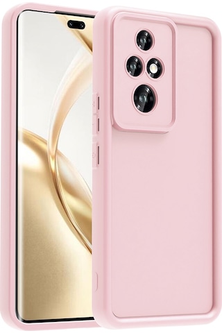 Honor 200 Pro Uyumlu Kılıf Kamera Korumalı Sys Ananas Kapak - Pembe Pembe