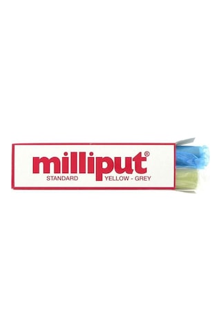 Milliput 01 Standart Tip Çift Bileşenli Epoksi Putty Macun - 2x56 112 Gram