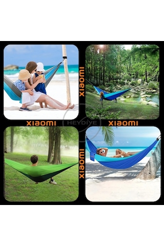 Xiaomi Heyshake Outdoor Kamp Hamağı - Geliştirilmiş Hibrit Seri - 220x90 Cm - 225kg Dayanıklılık Gri