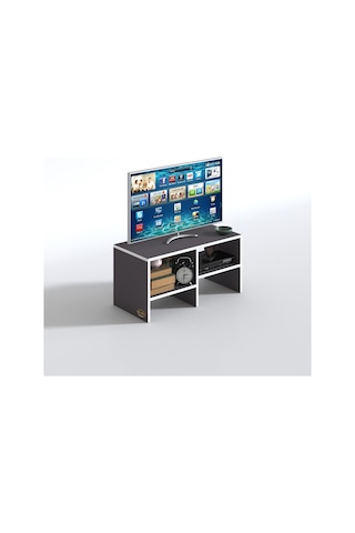Kenzlife Televizyon Sehpası Tatabanya Gri 040 080 38 Tv Ünitesi M