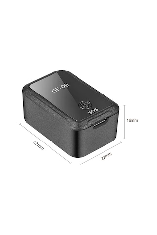 Yaozixa Gf09 Gps Konumlandırıcı: Araç Çalınma Engeli, Çocuk/evcil Hayvan Kayıp Engeli, 2g Gsm, 350mah Pil, 96 Saat Kullanıma Dayanır, Siyah Abs, Kutulu Paket Diğer
