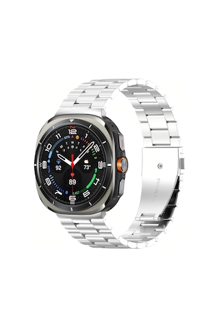 Galaxy Watch 8 Mkst Krd-04 Metal Kordon - Gümüş