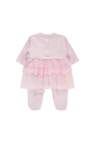 Civil Baby Fırfır Tüllü 1-9 Ay Tulum - Pembe