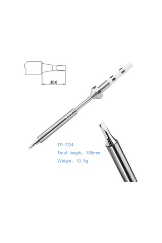 Yuntech01 Ts100/ts101 İçin Çelik Tamir Ucu, Hızlı Isıtransferi, 7 Farklı Tip Seçeneği, D24 Modeli