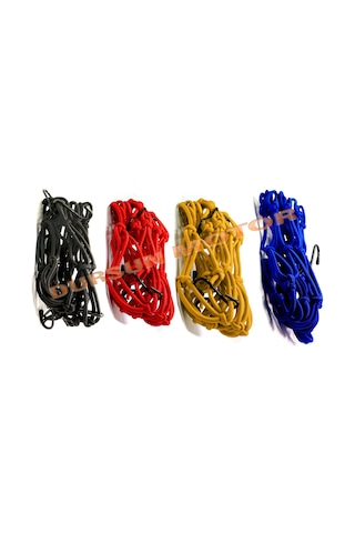 Bagaj Filesi Motosiklet Kask Filesi 40Cmx40Cm 4Mm Depo Filesi Siyah