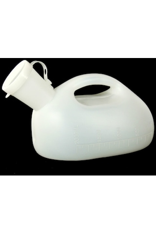 2000 Ml Seyahat Lazımlık Bebek Çocuk Sızdırmaz Taşınabilir Pisuar Erkekler Kapaklı Kalınlaşmış Yaşlı Yetişkin Büyük Kapasiteli Gece Pot Beyaz