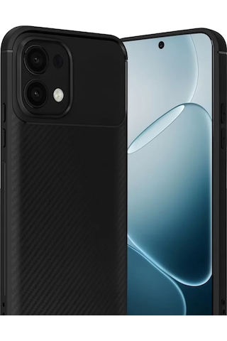 Newface Oppo A6 Pro 4g Auto Focus Karbon Kapak - Siyah