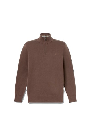 Timberland Williams River Cotton Yd 1/4 Zip Sweater - Tb0a2bmx2431-11280 Kahverengi
