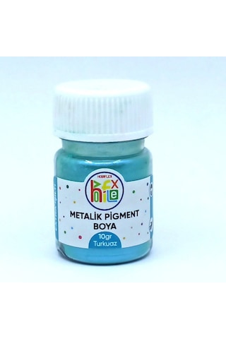 EPOKSİ REÇİNE METALİK SEDEFLİ PİGMENT TOZ BOYA TURKUAZ 10 GR