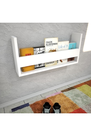 Emkawood Emkawood Dream Montessori Asma Kitaplık Beyaz