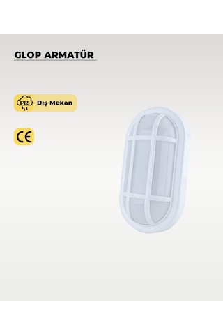 30w Meda Led Armatür Beyaz Kasa 3200k Sarı Işık Beyaz