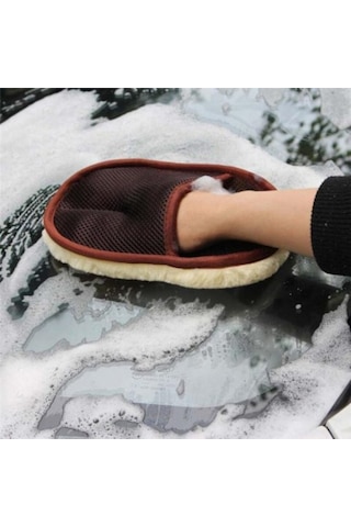 Yünlü Hassas Araba Yıkama Ve Temizlik Eldiveni Çok Amaçlı