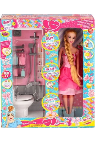 Mey İthalat Oyd-02387 Bebek Ve Banyo Oyun Seti - Oyuncak