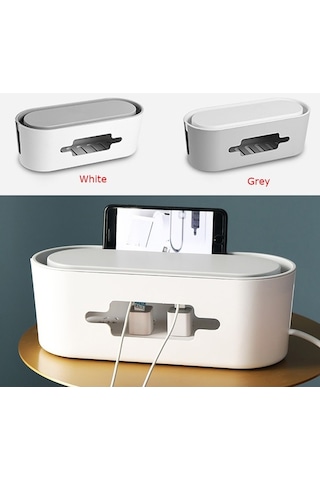 Besthome1 Kablo Düzenleyici - Çoklu Prizli, Usb Geçişli, Ev-ofis Kablo Saklama