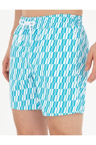 Pierre Cardin Erkek Aqua Deniz Şortu 50288231-vr007 Açık Mavi
