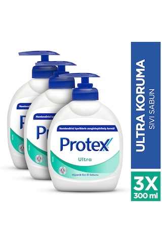 Protex Ultra Uzun Süreli Koruma Sıvı Sabun 3 x 300 ML
