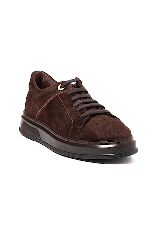 Kahve Süet Sneaker Erkek Ka-c26401 John May Munıh Shoe Kahverengi