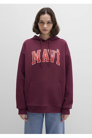 Mavi Logo Bordo Kadın Sweatshirt M1600361-90705 Bordo