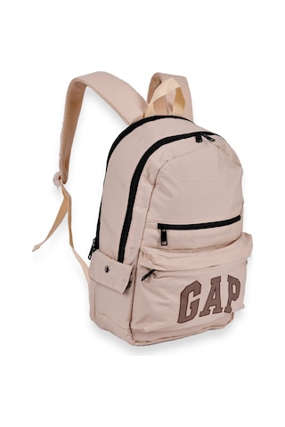 Gap Çift Bölme Sırt Çantası Krem 12851 Krem - Krem