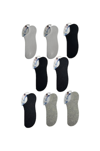 Ragi Store 8'li Sıfır Bilek Unisex Çorap Çok Renkli