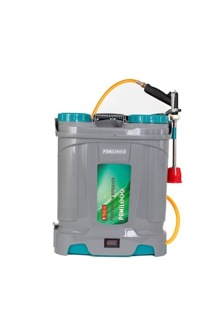 Pomilsan Pmls03 Sırt Tipi Çift Motorlu Akülü Ilaçlama Pompası Gri