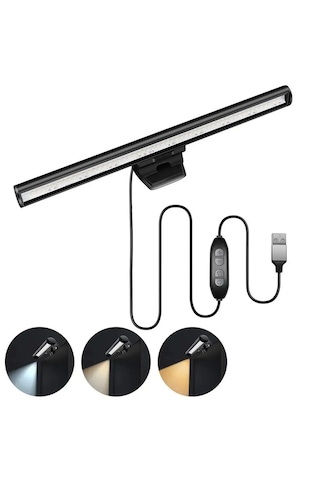 Laptop Monitör Işığı Göz Koruyucu Usb Kısılabilir Led Yansımasız