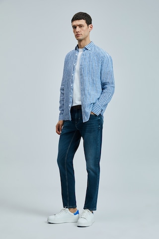 Lufian Fredıc Smart Jean Erkek Pantolon Slim Fit Mavi Mavi 111200198100300 Mavi