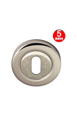 Kapı Kolu İç Oda Kapısı Kol Kapak Rozet Aynası -5 Adet