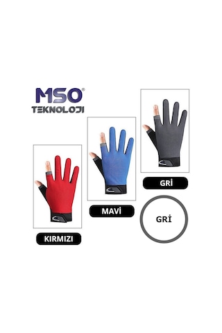 MSO Outdoor Silikonlu Kaymaz Olta Bisiklet Fitnes Sürücü Eldiven