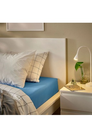 Ikea Dvala Çift Kişilik Çarşaf 240 X 260 Cm Lacivert