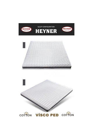 Uzunbebe Heyner Sleep 150X200 Visco Yatak Pedi 150*200 Ortopedik Visco Ped