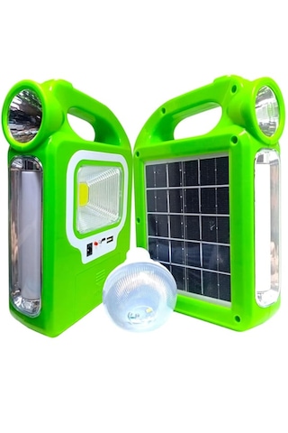 Solar Işıldak Fener Güneş Enerjili Ve Usb Şarj Lamba Kamp Güç Kaynağı