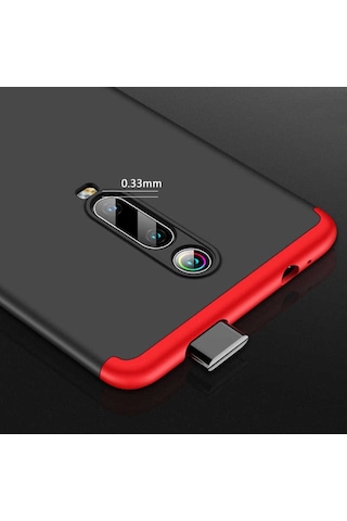 Xiaomi Mi 9T Kılıf Zore Ays Kapak-Siyah