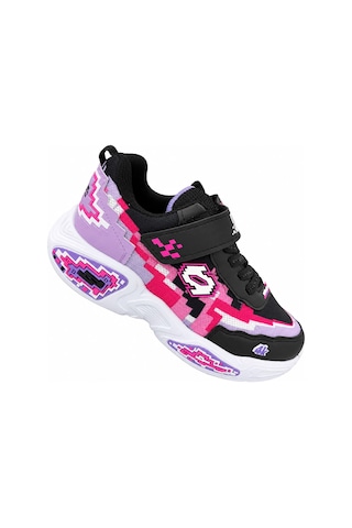 Papucumun Dünyası Çocuk Cırt Bantlı Kalın Tabanlı Piksel 3d Desenli Craft Tarzı Sneaker Pembe