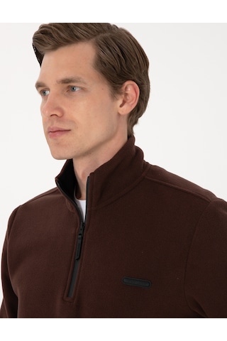 Pierre Cardin Erkek Kahverengi Sweatshirt 50314056-vr029 Kahverengi