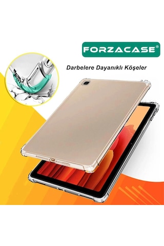 Forzacase Honor Pad X8a 11 İnch İle Uyumlu Anti Shock Silikon Kılıf Şeffaf - Fc014 Arka Kapak