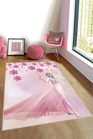 Pembe Kaymaz Tabanlı Elsalı Kız Çocuk Halısı Ar1477n11 Pembe Kaymaz Tabanlı Elsalı Kız Çocuk Halısı Ar1477n11